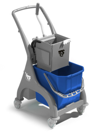 Тележка TTS Nick (25л, отжим O-KEY, серый) (00036247)