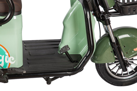 Трицикл электрический Rutrike Gelbert Kang (48/60V, 800W, зеленый)