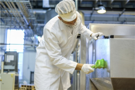 Щетка Vikan (270мм, лаймовый, жесткий ворс)