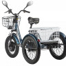 Трицикл электрический Eltreco Porter Fat 500 (темно-синий)