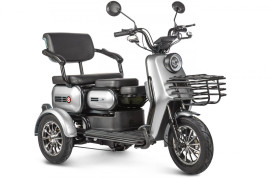 Трицикл электрический Rutrike Патрон (серый)