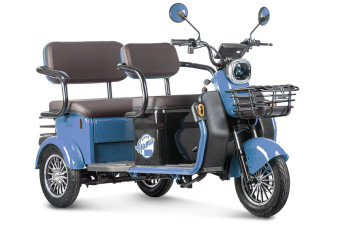 Трицикл электрический Rutrike Gelbert Kappa (48/60V, 650W, синий)
