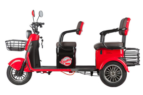 Трицикл электрический Rutrike Gelbert Kappa (48/60V, 650W, синий)