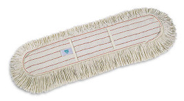 Моп с карманами TTS (100х13см, хлопок, для сухой уборки, белый)