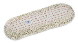 Моп с карманами TTS (100х13см, хлопок, для сухой уборки, белый)