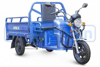 Трицикл электрический Rutrike Круиз 60V/1000W (синий)