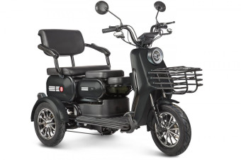 Трицикл электрический Rutrike Патрон (черный)