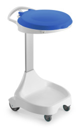 Держатель мешка TTS Smile W-10 (колеса, крышка синяя)