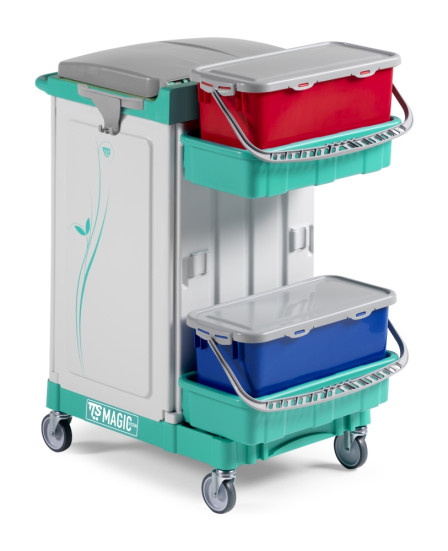 Тележка TTS Magic System 620P (2х20л, держ. мешка 150л)