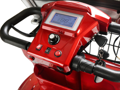 Трицикл электрический Rutrike Gelbert Hara 48V/60V 600Вт (красный)