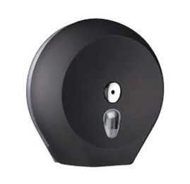 Диспенсер для туалетной бумаги Nofer (пласт., компакт, черный)