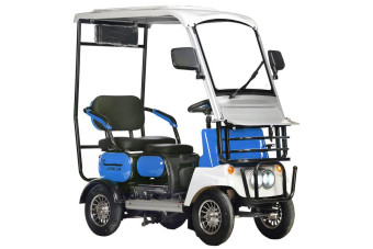 Трицикл электрический Rutrike Gelbert Lich(48/60V, 600W, синий)
