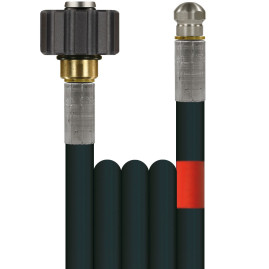 Шланг для канализации с форсункой (40м, DN05, М22х1.5г-1/8"ш, 200бар) R+M