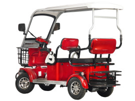 Трицикл электрический Rutrike Gelbert Hara 48V/60V 600Вт (синий)