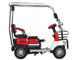 Трицикл электрический Rutrike Gelbert Lich(48/60V, 600W, красный)