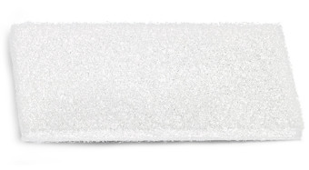 Губка TTS (25х12х2см, низкой степени абразивности, белая)