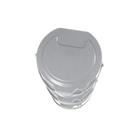 Крышка для ведра FBK (полипропилен, 9 л, серый)