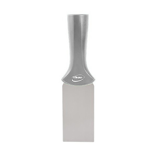 Скребок Vikan (50мм, нерж. сталь, резьб.ручка, белый)