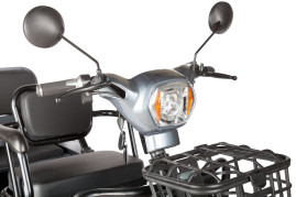  Трицикл электрический Rutrike Gelbert Tuban 48V/60V 600Вт (серый)