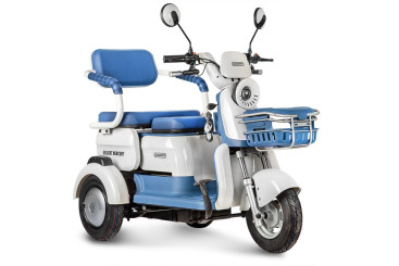 Трицикл электрический Rutrike Gelbert Mercury (48/60V, 650W, синий)
