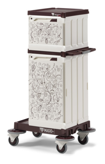 Тележка TTS MagicArt 05 Safety (закрытая, 2 отделения, рисунок, база антрацит)