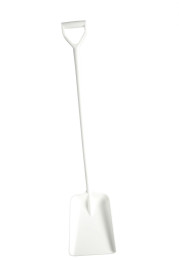 Лопата литая FBK (полипропилен, 270х340х1330 мм, белый)