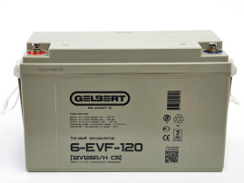 Тяговый аккумулятор Gelbert 6-EVF-120 (12В, 126Ач, AGM)