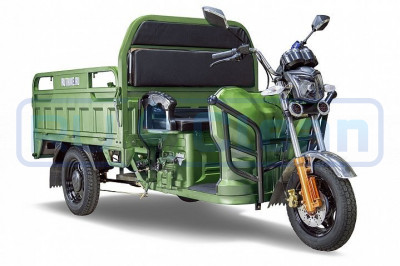 Трицикл электрический Rutrike Гибрид 1500 60V1000W (зеленый)