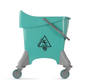 Ведро TTS PILE (30л, колеса, без отжима, зеленый)