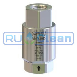 Обратный клапан PA VNR-I (3/8"г-3/8"г, 450бар, 40л/мин, нерж)