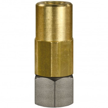 Переходник 3/8&quot;г-1/4&quot;г (350бар, нерж/лат, вращ, тип ST-301) R+M