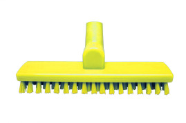 Щетка-скраб с поворотным механизмом FBK (300х60 мм, желтый)