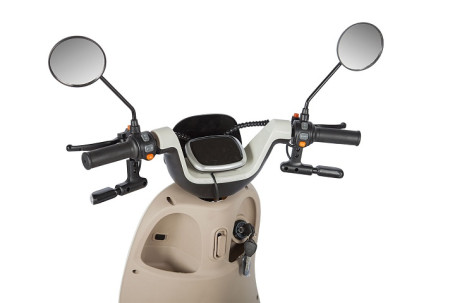 Трицикл электрический Rutrike Gelbert Ogma (48/60V, 650W, бело-коричневый)