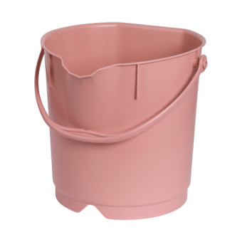 Ведро FBK (9 л, полипропилен, розовый)