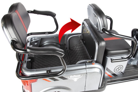 Трицикл электрический Rutrike Экипаж (серый)