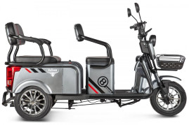 Трицикл электрический Rutrike Экипаж (серый)