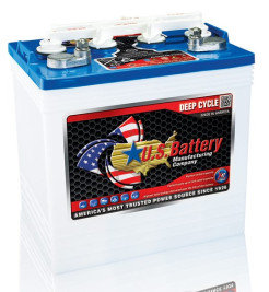 Тяговый аккумулятор U.S. Battery US 8VGCHC XC2 (8В, 141Ач, кислота)