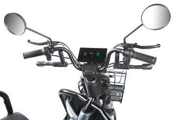 Трицикл электрический Rutrike Экипаж (белый)