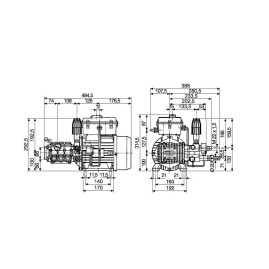 Мойка высокого давления Comet MTP FW2 5523 TS VA