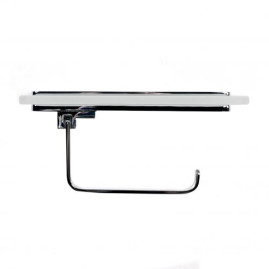 Держатель для туалетной бумаги Nofer Santorini (с подставкой для телефона)