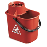 Ведро TTS EASY (14л, с отжимом, красный)
