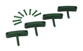 Крючок Vikan (зеленый, 4шт)