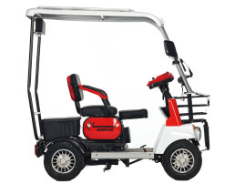 Трицикл электрический Rutrike Gelbert Lich 48V/60V 600Вт (синий)