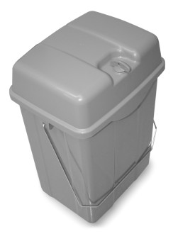 Контейнер TTS DUST (с ключом, 12 л, серый)