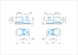 Тяговый аккумулятор Ventura FFT 06 270 (6В, 270Ач, WET)