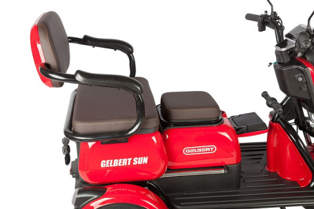 Трицикл электрический Rutrike Gelbert Sun (48/60V, 650W, оранжевый)