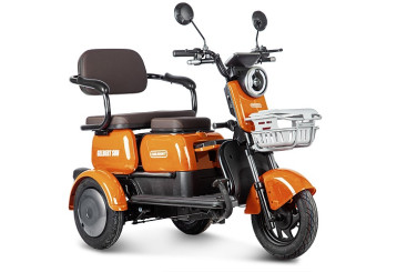 Трицикл электрический Rutrike Gelbert Sun (48/60V, 650W, оранжевый)
