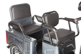 Трицикл электрический Rutrike Gelbert Tuban 48V/60V 600Вт (белый)