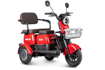 Трицикл электрический Rutrike Gelbert Sun (48/60V, 650W, красный)