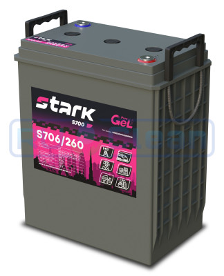 Тяговый аккумулятор Stark S706/260 (6В, 245Ач, GEL)